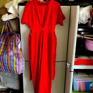 Red dress women